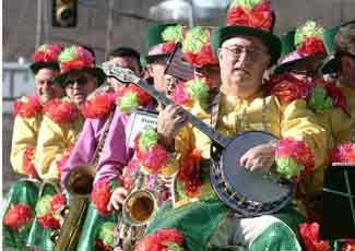 string band in parade