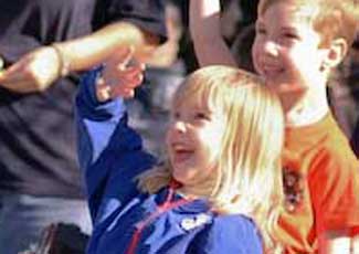 children at parade